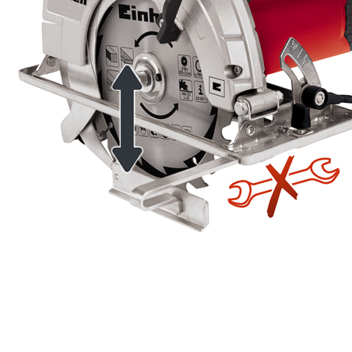 Пила циркулярная Einhell TC-CS 1400 фото 3