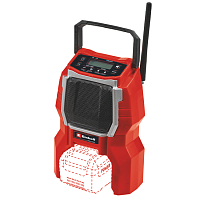 Беспроводное радио Einhell TC-RA 18 Li BT Solo
